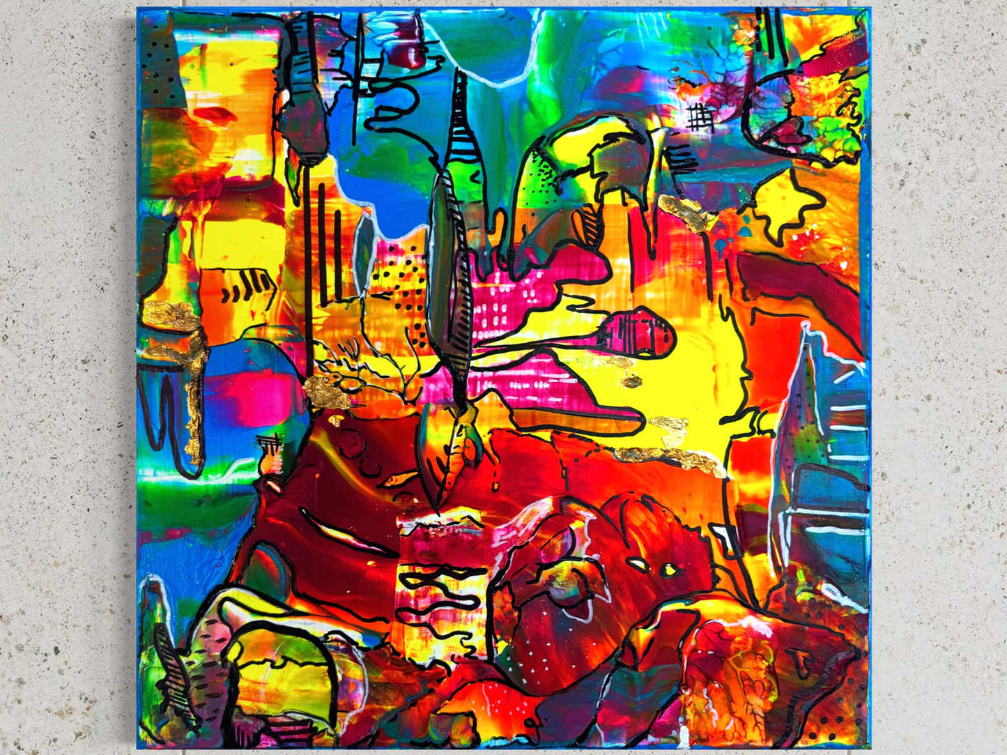 "Ghost Train Haze" 8"x8"