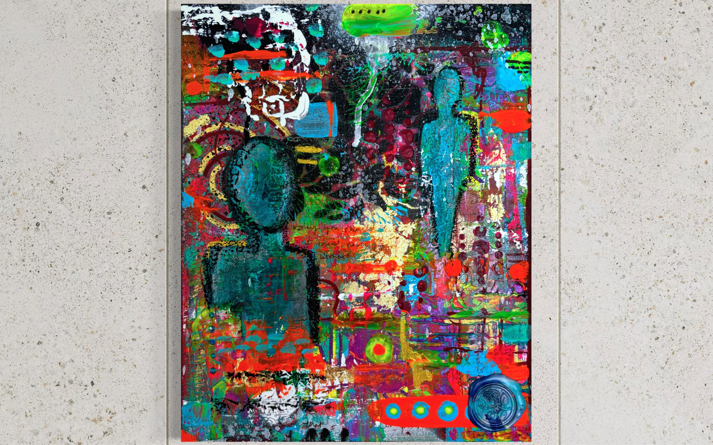 "Worlds Apart" on Canvas 8"x10"